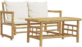 vidaXL Garten Sofa Garnitur 2-TLG., Gartenmöbel