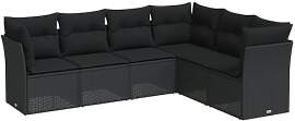 vidaXL Garten Sofa Garnitur 6-TLG., Gartenmöbel