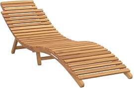 vidaXL Garten Sonnenliege Braun 198 x 55 x 58,5 cm 