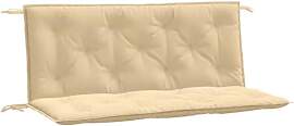 vidaXL Gartenbank-Auflagen 2 STK. Melange Beige