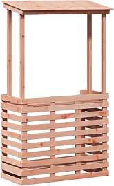 vidaXL Gartenbar, Gartentheke mit Dach Ablage,