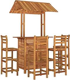 vidaXL Gartenbar Set 5-TLG. Theke Bar Tresen