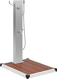 vidaXL Gartendusche mit Bodenelement Pooldusche