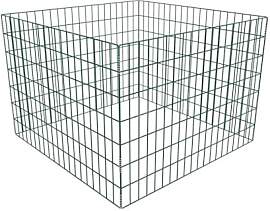 vidaXL Gartenkomposter Quadratmaschen 100 x 100 x
