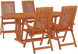 vidaXL Gartenmöbel Set 5-TLG. Gartengarnitur