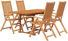 vidaXL Gartenmöbel Set 5-TLG. Gartengarnitur