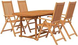 vidaXL Gartenmöbel Set 5-TLG. Gartengarnitur