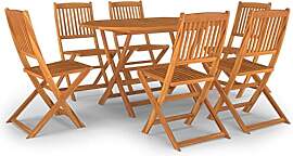vidaXL Gartenmöbel Set 7-TLG. Gartengarnitur