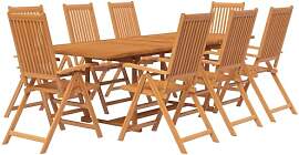 vidaXL Gartenmöbel Set 9-TLG. Gartengarnitur