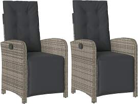 vidaXL Gartensessel 2 STK., Gartenstuhl mit