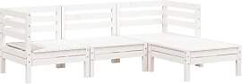 vidaXL Gartensofa 3-Sitzer, Outdoor Sofa mit