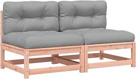vidaXL Gartensofa ohne Armlehnen 2 STK., Modular