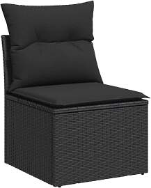 vidaXL Gartensofa ohne Armlehnen, Outdoor Sofa mit 