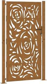 vidaXL Gartentor 100x175 cm Wetterfester Stahl