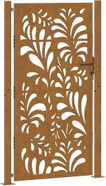 vidaXL Gartentor 100x175 cm Wetterfester Stahl