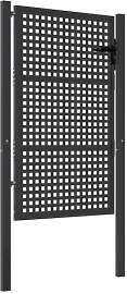 vidaXL Gartentor Anthrazit 100x150 cm Stahl