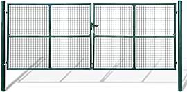 vidaXL Gartentor aus Maschengewebe 400x150 cm