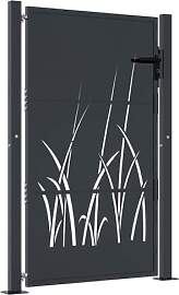 vidaXL Gartentor, Gartentür mit Gras-Design,