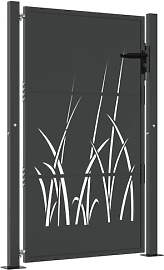 vidaXL Gartentor, Gartentür mit Gras-Design,