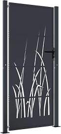 vidaXL Gartentor, Gartentür mit Gras-Design,