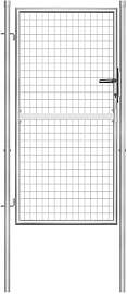 vidaXL Gartentor verzinkter Stahl 100 x 150 cm