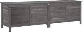 vidaXL Gartentruhe, Gartenbox mit Stauraum,