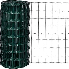 vidaXL Gartenzaun 25x0,8m Maschendraht Gitterzaun