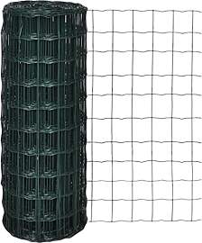 vidaXL Gartenzaun 25x1,0m Maschendraht Gitterzaun