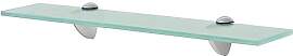 vidaXL Glasregal 50x20cm 8mm Wandregal Glasboden