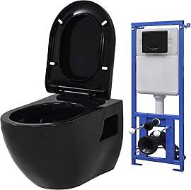 vidaXL Hänge Toilette mit Unterputzspülkasten