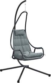 vidaXL Hängendes Ei-Stuhl Anthrazit 94 x 107 x