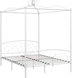vidaXL Himmelbett Bett Bettgestell Doppelbett