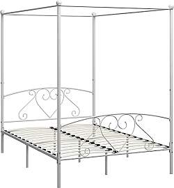 vidaXL Himmelbett Bett Bettgestell Doppelbett
