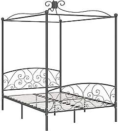 vidaXL Himmelbett Bettgestell Bett Doppelbett