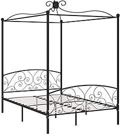 vidaXL Himmelbett Bettgestell Bett Doppelbett