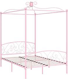 vidaXL Himmelbett Bettgestell Bett Doppelbett