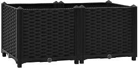 vidaXL Hochbeet 80 x 40 x 38 cm Polypropylen