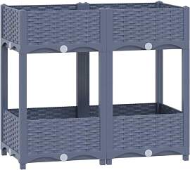 vidaXL Hochbeet Blumenkasten Gartenbeet