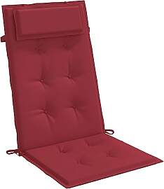 vidaXL Hochlehner Auflage 2 STK., Sitzkissen für