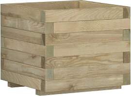vidaXL Holz Hochbeet 50x50cm Pflanzkübel