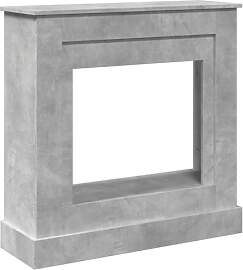 vidaXL Kaminumrandung Betongrau 90x30x90 cm