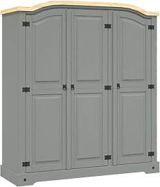 vidaXL Kiefer Kleiderschrank Mexiko-Stil Corona 3