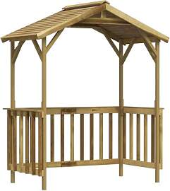 vidaXL Kiefernholz Imprägniert Grillpavillon