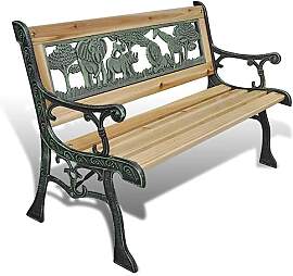 vidaXL Kinder Gartenbank 84 cm Sitzbank