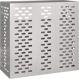 vidaXL Klimaanlagenabdeckung Silber 110 x 50 x 105 