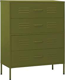 vidaXL Kommode 4 Schubladen Anrichte Schrank