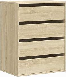 vidaXL Kommode, Sideboard mit 4 Schubladen,
