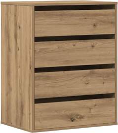 vidaXL Kommode, Sideboard mit 4 Schubladen,