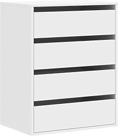 vidaXL Kommode, Sideboard mit 4 Schubladen,