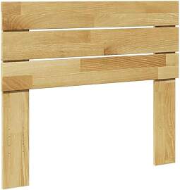 vidaXL Kopfteil 80 cm Massivholz Eiche,